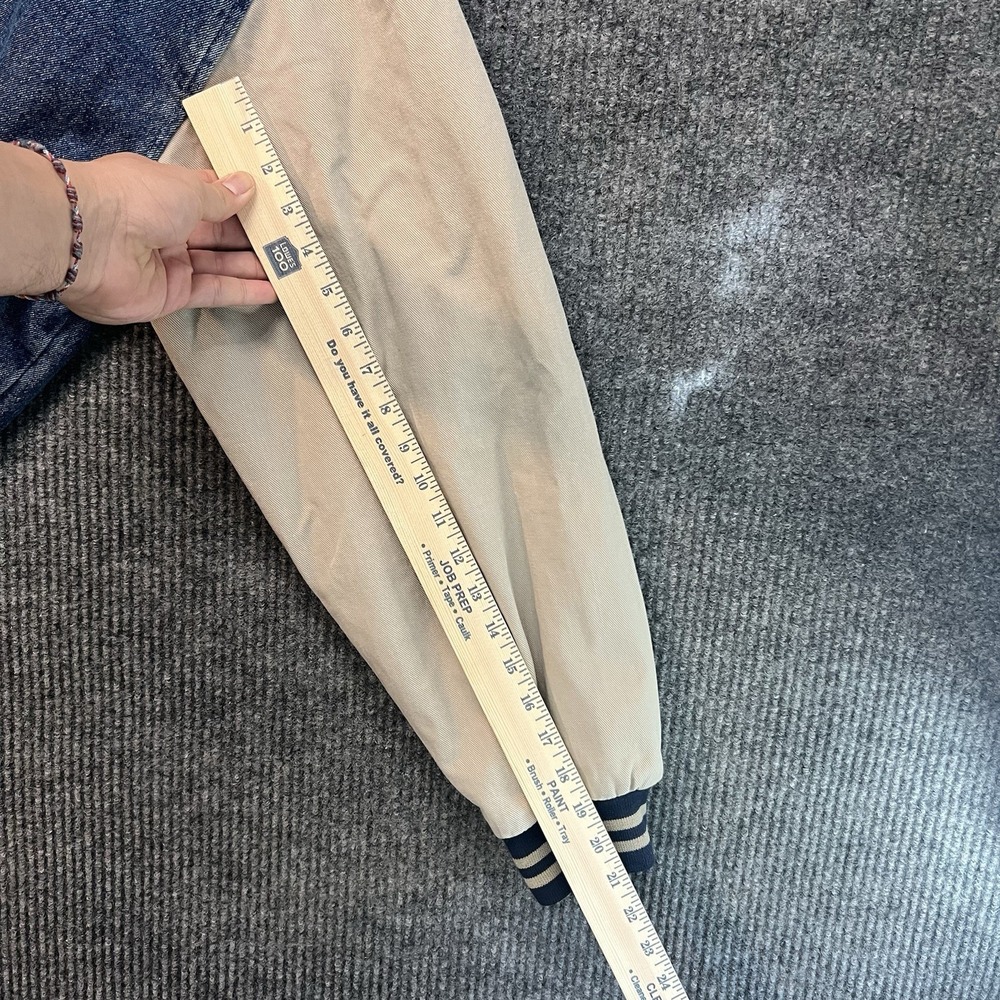 Vintage Hartwell ViaSport Denim Varsity Jacket Size XL Made In Hong Kong 80s - Picture 7 of 9